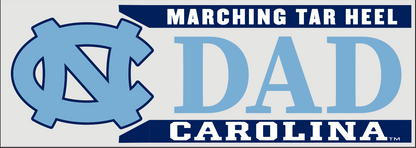 Marching Tar Heel Mom/Dad Bumper Sticker